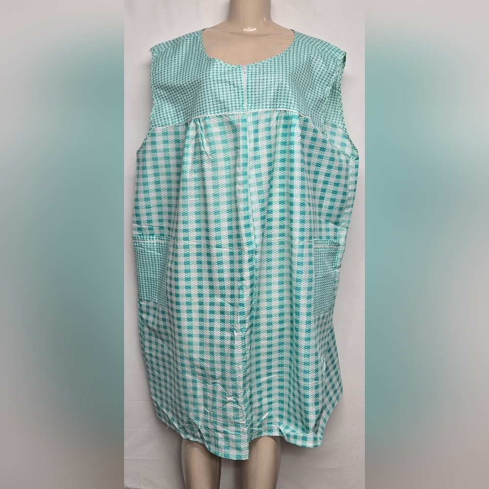 Lati Fashion 4X Sleepwear Nightgown Housedress Seersucker Puckered Poly Cotton
